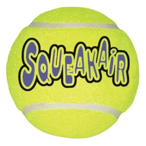 Hračka Kong Dog SqueakAir Lopta s pískatkom tenis, guma