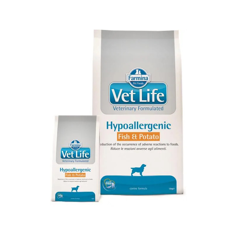 Farmina Vet Life dog hypoallergenic, fish & potato 12 kg