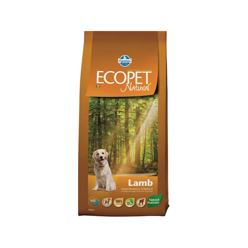 Farmina MOP ECOPET za odrasle pse srednje veličine, janjetina 12 + 2 kg