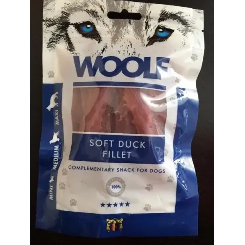 Poslastica Woolf Dog Patka Jerky Mekani Filet 100 g