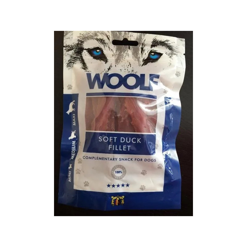 Poslastica Woolf Dog Patka Jerky Mekani Filet 100 g
