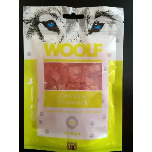 Poslastica Woolf Dog Chicken Chunkies 100 g