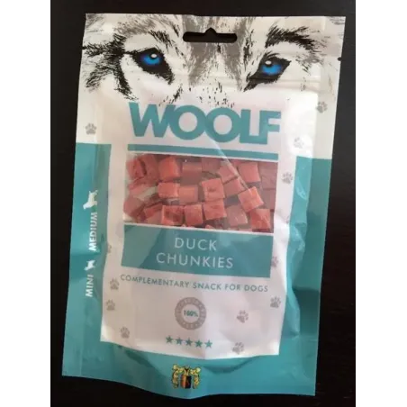 Poslastica Woolf Dog Duck Chunkies 100 g