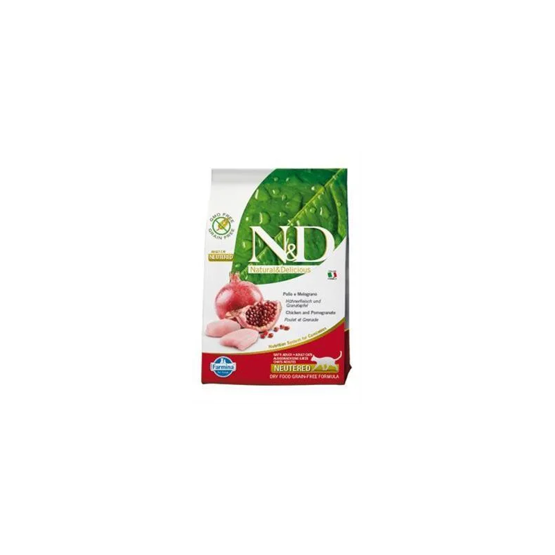 Farmina N&D cat PRIME (GF) adult, neutered, chicken & pomegranate 10 kg