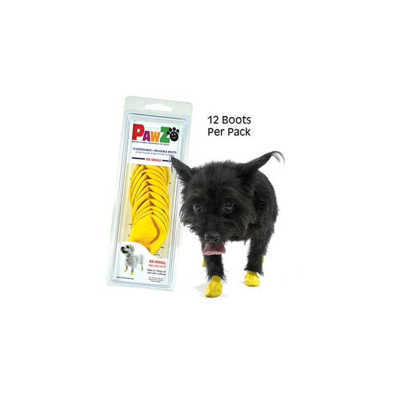 Topánka ochranná PAWZ XXS (čierna/žltá)