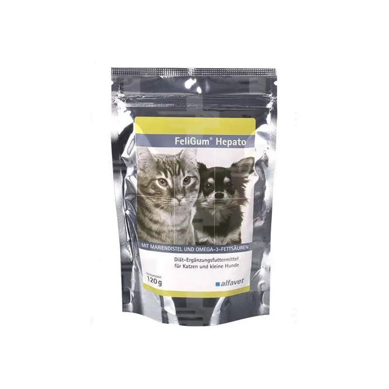 FeliGum Hepato žuv.tbl.  120 g ( 60 ks )