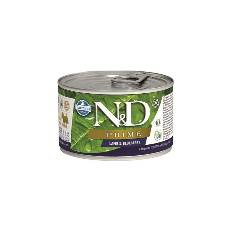 Farmina N&D dog PRIME jagnjetina & borovnica konzerva 140 g