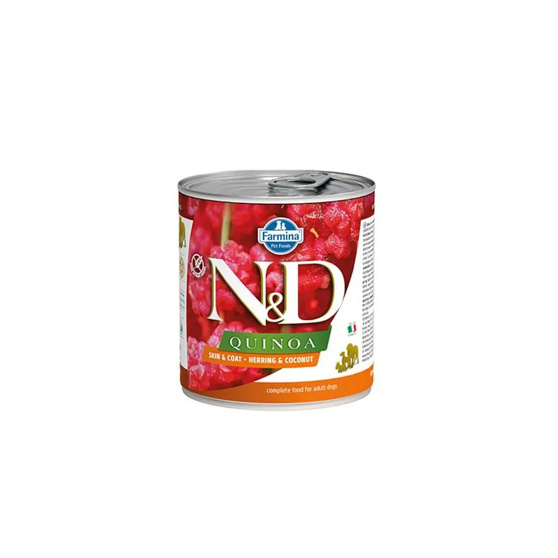 Farmina N&D dog QUINOA srdela i kokos konzerva 285 g