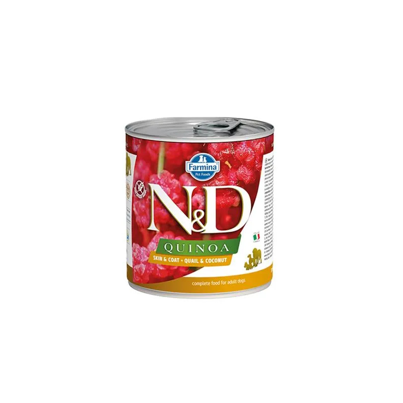 Farmina N&D dog QUINOA prepelica & kokos konzerva 285 g
