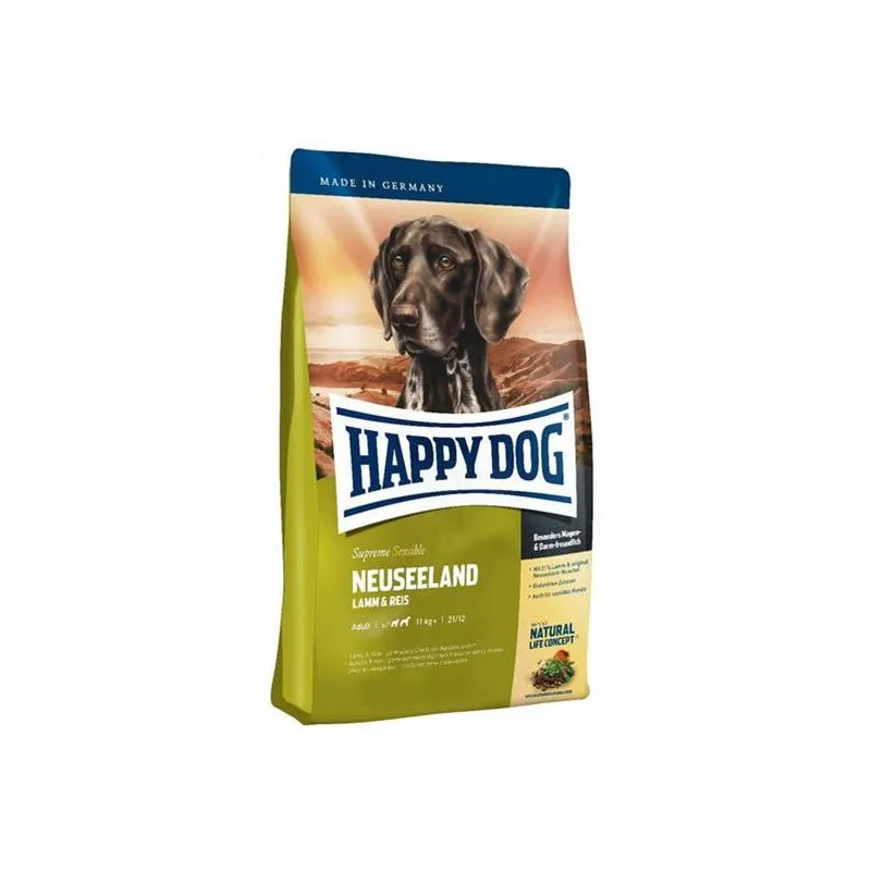 Happy Dog SUPER PREMIUM - Supreme SENSIBLE - Neuseeland jahňacina a ryža 1 kg