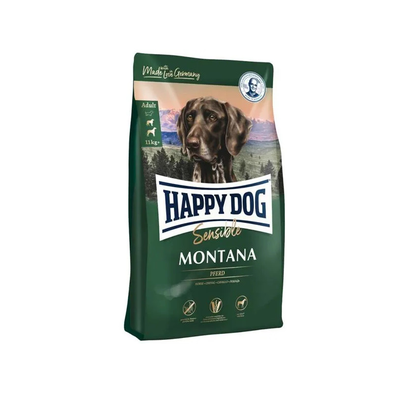 Happy Dog SUPER PREMIUM - Supreme SENSIBLE - Montana konské mäso a zemiaky / bez obilia 1 kg
