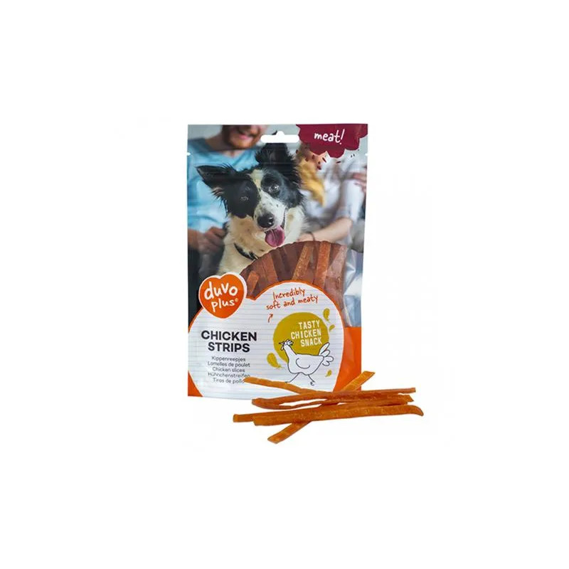 Pamlsok DUVO+ Prúžky kuracie 80 gr