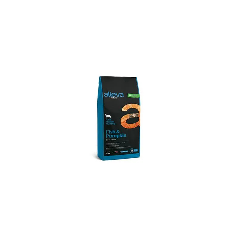 Alleva NATURAL dog adult medium & maxi fish & pumpkin 2 kg