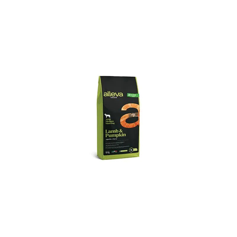 Alleva NATURAL dog adult medium & maxi  lamb & pumpkin 12 kg