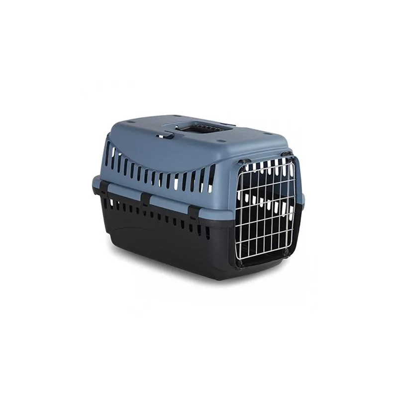 Prepravka Duvo+ Box ECO  S 46x31x32cm, plastová, kovové dvierka, modrá