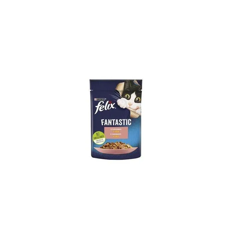Nestlé FELIX Fantastic cat losos žele vrećica 26x85 g