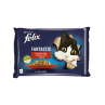 Nestlé FELIX Fantastic Cat Multipack – Zec i janjetina u želeu (4 x 85 g)