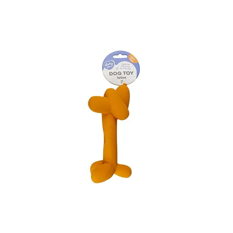 Hračka DUVO+ latexový balón jazvečík, pískajúci, oranžový 18x5,5x8 cm