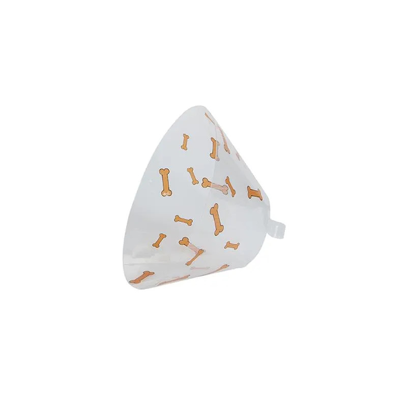 Golier ochranný BUSTER Design Bones 12,5 cm, oranžový, 10 ks