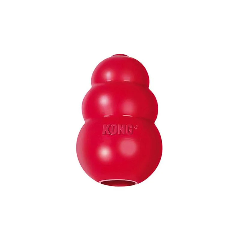 Hračka Kong Dog Classic Granát červený, guma prírodná,  M 7-16  kg