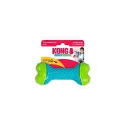 Igračka Kong Dog Corestrength kost, zeleno-plava, guma, S/M