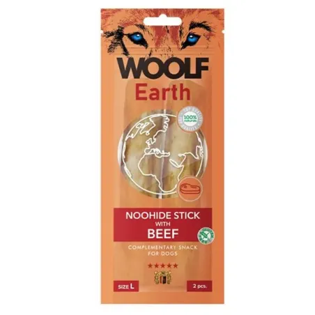 Poslastica Woolf Dog Earth NOOHIDE L štapići s govedinom 85 g