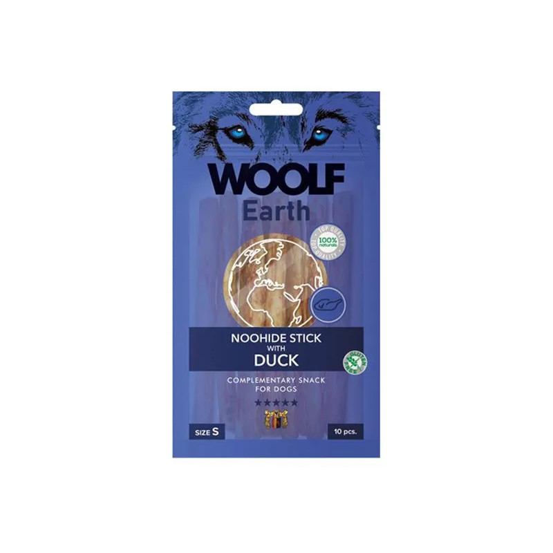 Pamlsok Woolf Dog Earth NOOHIDE S Duck 90 g