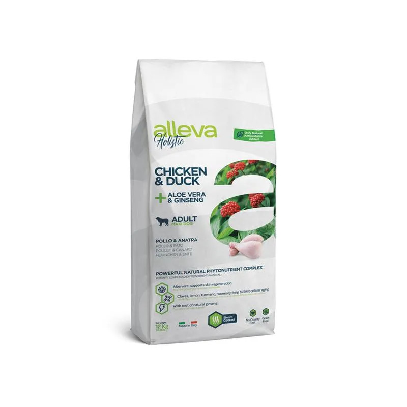 Alleva HOLISTIC dog adult maxi chicken & duck 12 kg