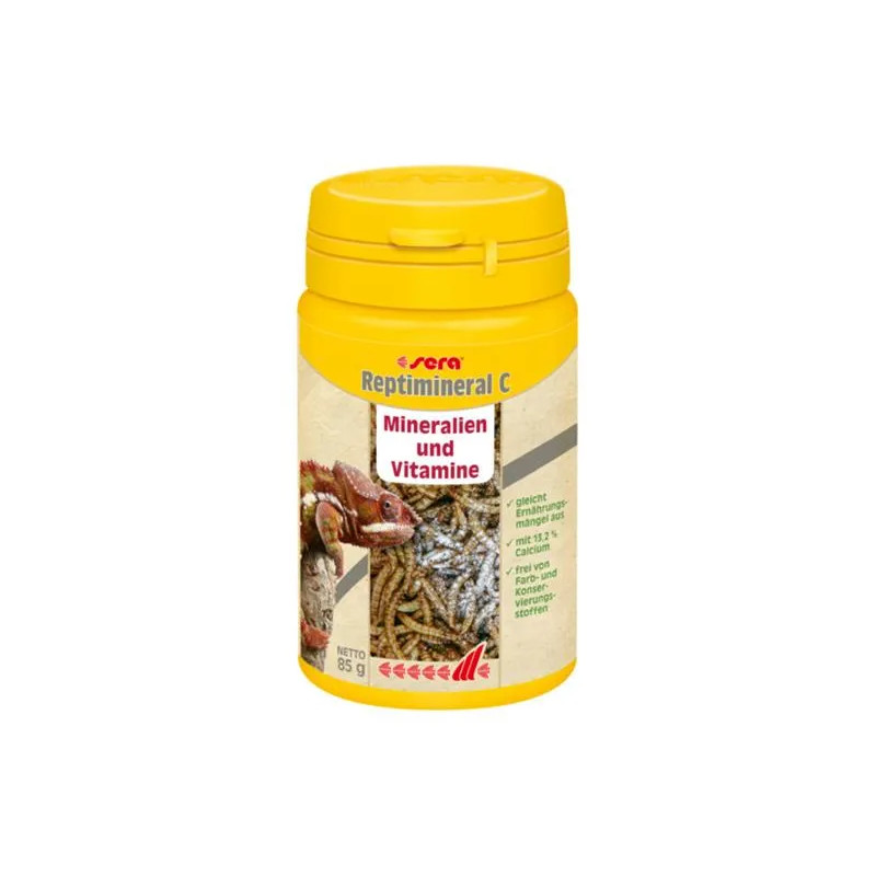 Sera Reptimineral C pre mäsožravé reptílie 100 ml