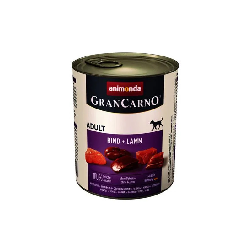 Animonda GRANCARNO® dog adult hovädzie a jahňa bal. 6 x 800g konzerva