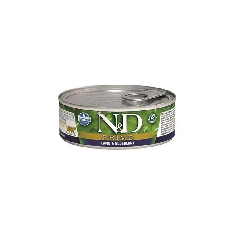 Farmina N&D cat PRIME jagnjetina & borovnica konzerva 70 g