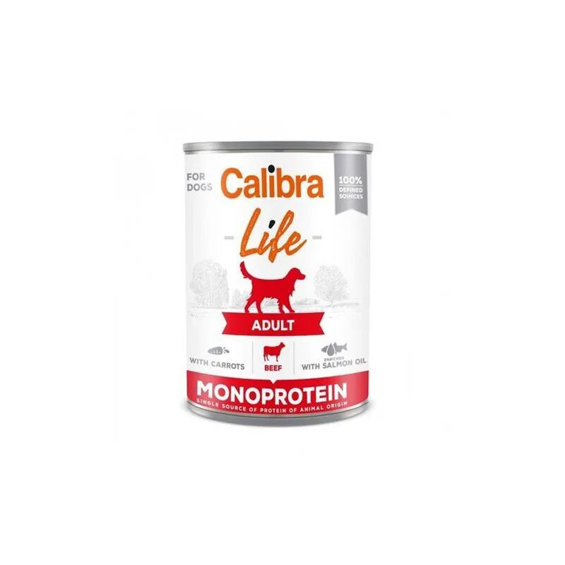 Calibra KONZERVA dog Adult Life Govedina i mrkva 400g