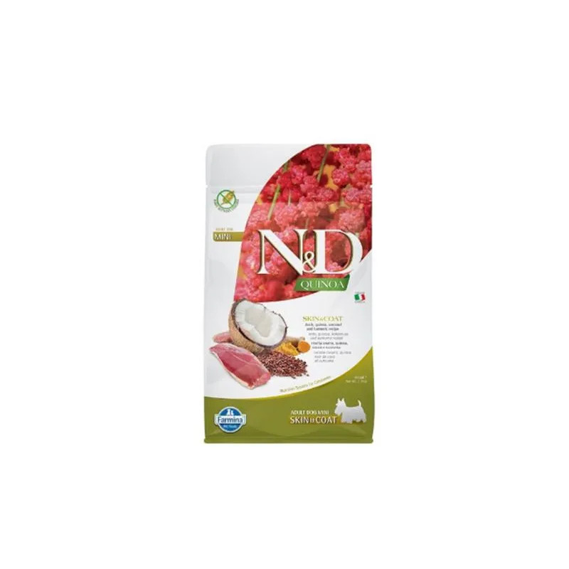 Farmina N&D dog QUINOA (GF) adult mini, skin & coat, duck & coconut 0,8 kg