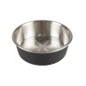 Miska DUVO+ na kŕmenie matná čierna nerez s priemerom 15,8 cm 750 ml
