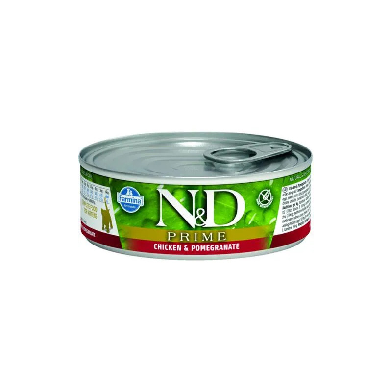 Farmina N&D cat PRIME piletina & šipak za mačiće konzerva 70 g