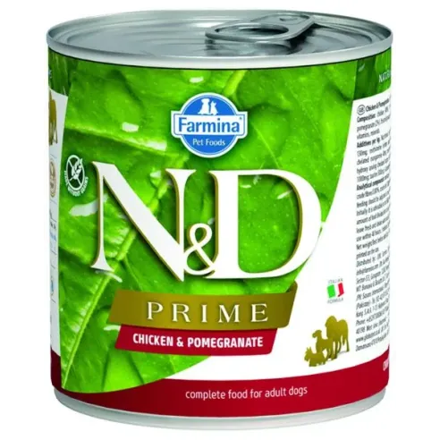 Farmina N&D Dog PRIME piletina & nar konzerva 285 g