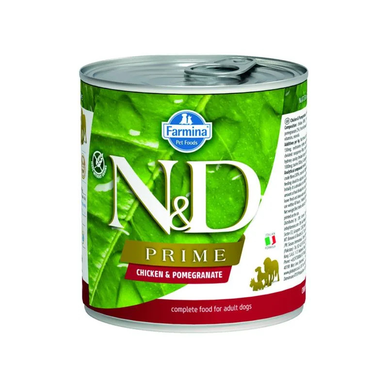 Farmina N&D dog PRIME chicken & pomegranate konzerva 285 g