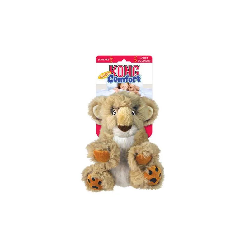 Hračka Kong Dog Comfort Kiddos Lev s pískatkom, polyester L