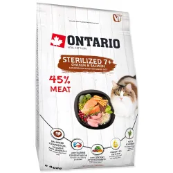 Hrana Ontario Cat Sterilised 7+0,4kg