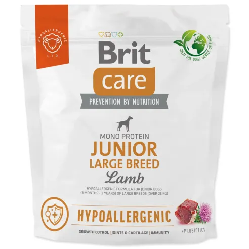 Hrana Brit Care Dog Hypoallergenic Junior za velike pasmine, s janjetinom 1 kg
