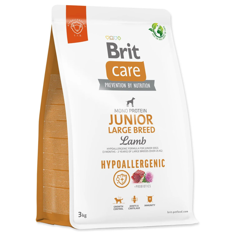 Hrana za pse Brit Care Hipoalergena Junior za velike pasmine, janjetina 3 kg