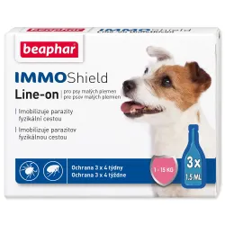 Pipeta Beaphar Line-on IMMO Shield pas S 3x1,5ml
