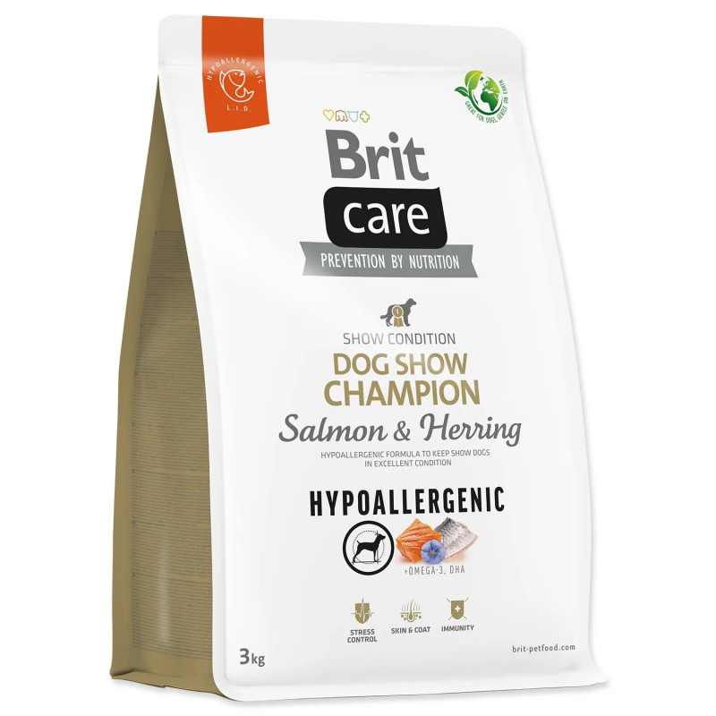Brit Care Dog Hypoallergenic Dog Show Champion Salmon & Herring 3kg