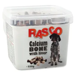Poslastica Rasco kalcijeva kost s jetrom 2,5 cm 550 g