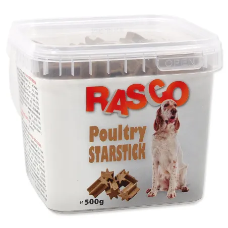 Poslastica Rasco pileći štapići u obliku zvijezde 2,5cm 500g