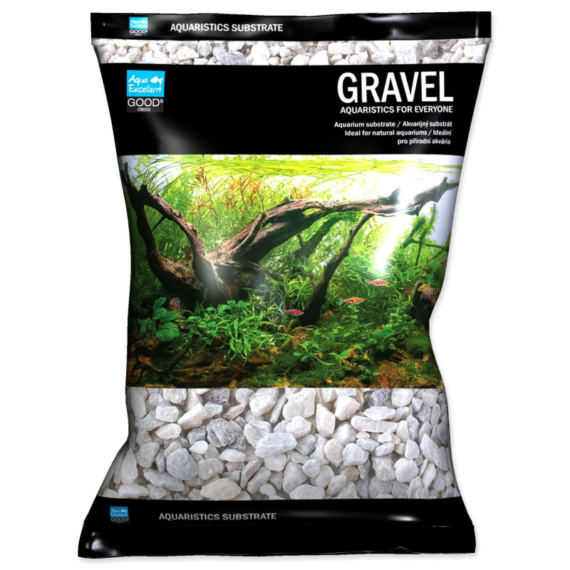 Drobljeni kamen Aqua Excellent bijeli 8-16 mm 3 kg