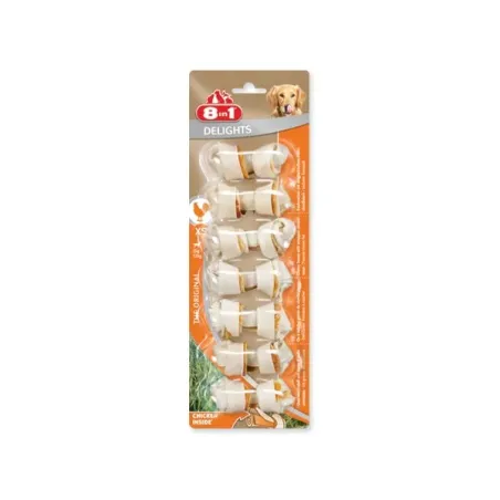8in1 Delights kost s kožom 7 kom. 84 g