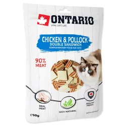 Poslastica Ontario piletina i bakalar, dvostruki sendvič 50g