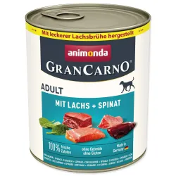 Konzerva Animonda Gran Carno Adult s lososom i špinatom 800 g