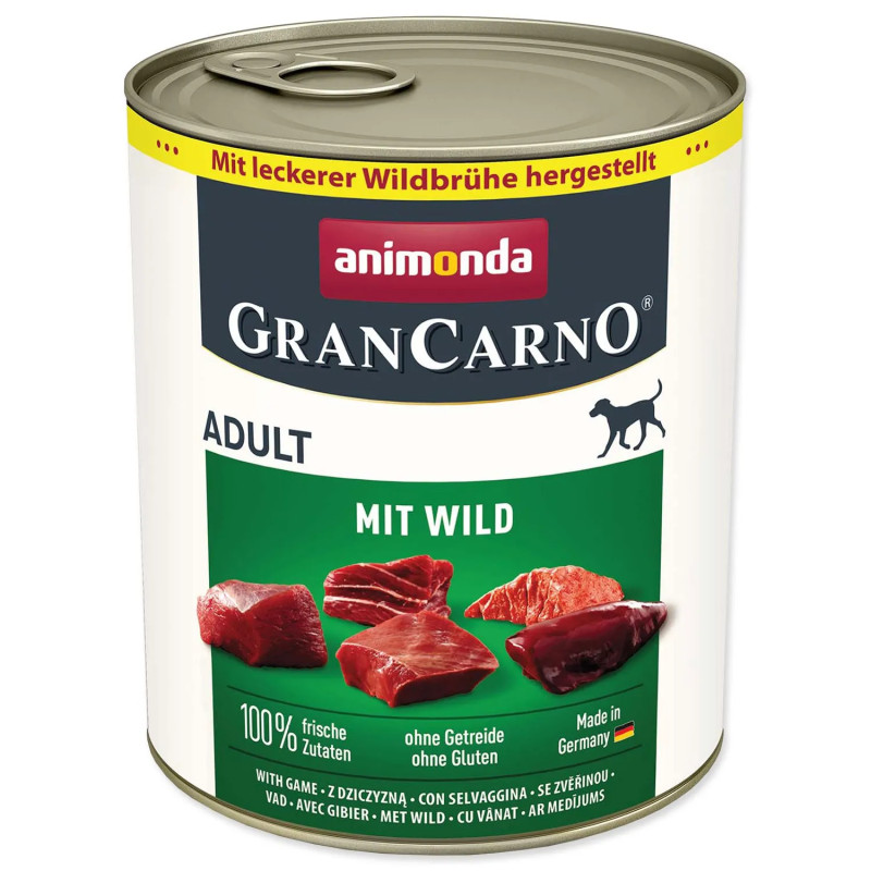 Konzerva Animonda Gran Carno Adult s mesom divljači 800g